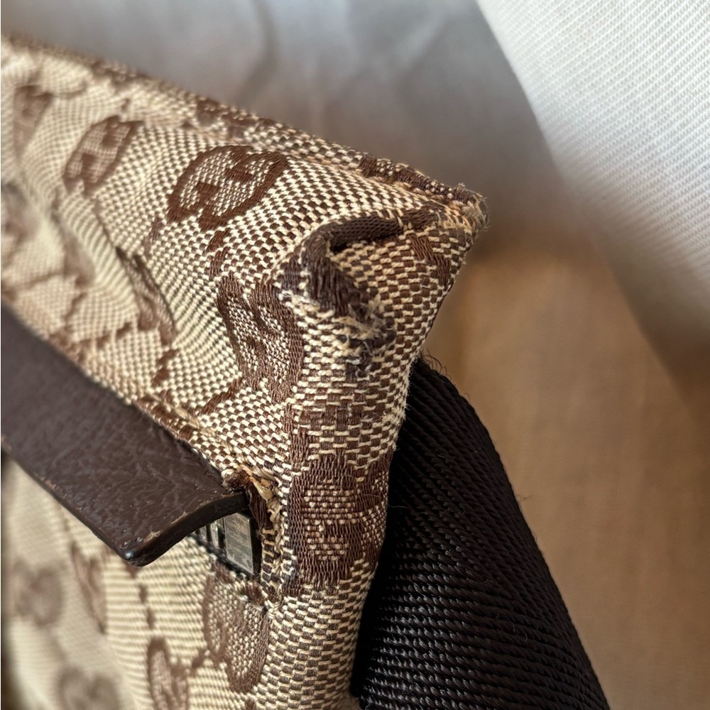 Gucci GG Monogram Double Pocket Belt Bag - Picture 12 of 16